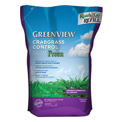 LEBANON SEABOARD SEED CORP 2129771 Crabgrass Control + Lawn Food Fertilizer, Covers 2,500 Sq. Ft., 6.75-Lbs.