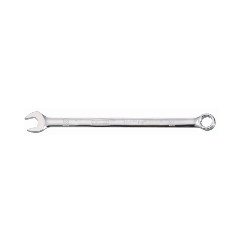 Combination Wrench, Metric, 7 mm Head, 5-3/32 in L, 12-Point, Chrome, Comfort-Grip Handle