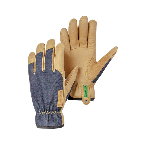 DALEN PRODUCTS CO INC 73400-271-10 Kobalt Leather Garden Gloves, Denim Goatskin, Women's XL