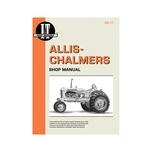 IT Shop Manuals AC-11 Tractor Manual For Allis-Chalmers