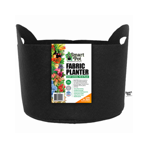 Smart Pot 21003-XCP12 Multi-Purpose Container Grower, Black Fabric, 3-Gallons - pack of 12