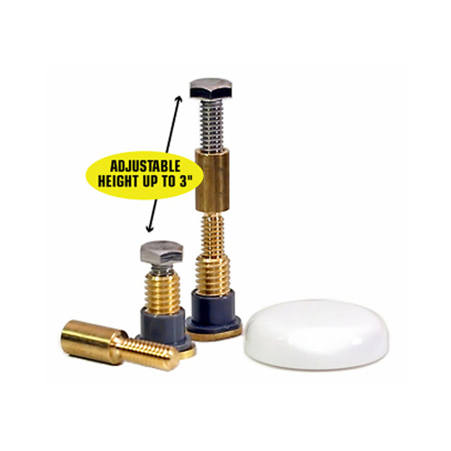 Danco 10770 Zero Cut Toilet Bolts, Brass, 2Pk.