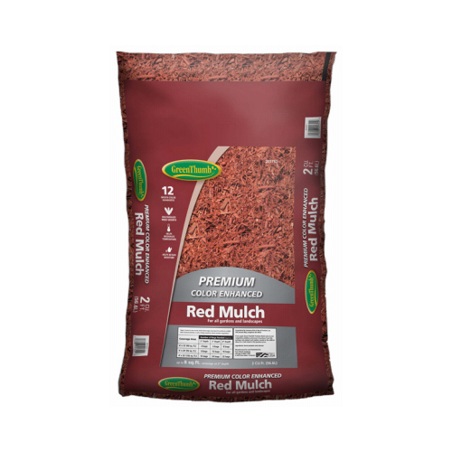Green Thumb 282240 Colored Mulch, Red, 2-Cu. Ft.