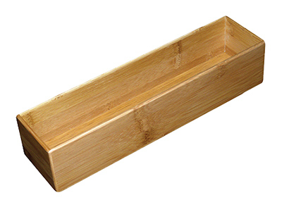 Totally Bamboo 20-7562 Drawer Organizer, Bamboo, 3 x 12-In.