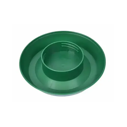 Chick Fountain Base Waterer, Screw-On, Green, 1-Qt.
