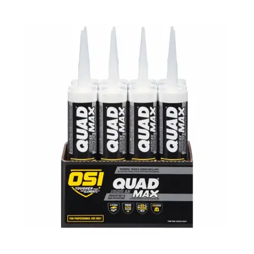 QUAD MAX Sealant, Beige, -14 to 158 deg F, 9.5 oz Cartridge