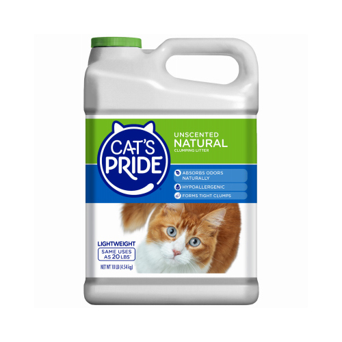 Cat's Pride C01310-C60 Litter, Natural Clay, 10-Lb. Jug