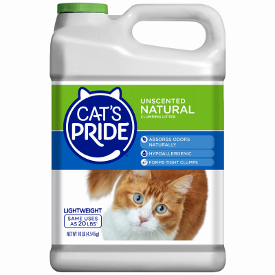 Cat's Pride C01310-C60 Litter, Natural Clay, 10-Lb. Jug