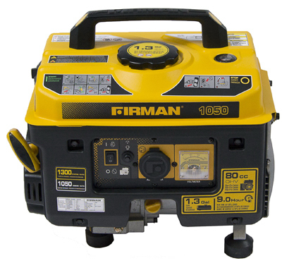 Firman P01001 Whisper Series Generator, 1300/1050 -Watts