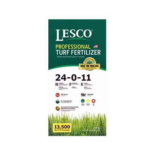 Turf Fertilizer, 24-0-11 Formula, 50-Lbs.,13,500-Sq. Ft.