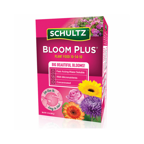 Schultz SPF70130 Bloom Plus Bloom Fertilizer, 1.5 lb, Granular, 10-54-10 N-P-K Ratio