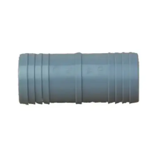 Pipe Fitting Insert Coupling, Plastic, 1.25-In.