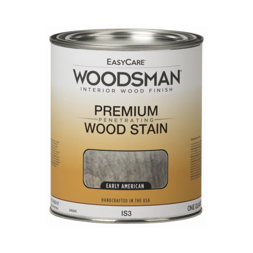TRUE VALUE MFG COMPANY IS3-QT Woodsman Interior Stain, Oil Base, Early American, Qt.