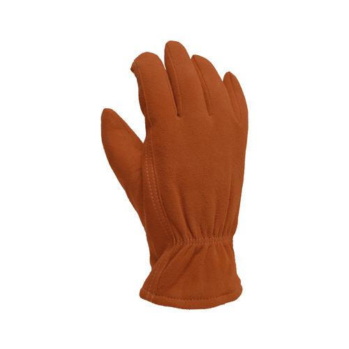 Winter Gloves, Suede Leather Grain Deerskin, 40G Thinsulate, Fleece Lining, XL