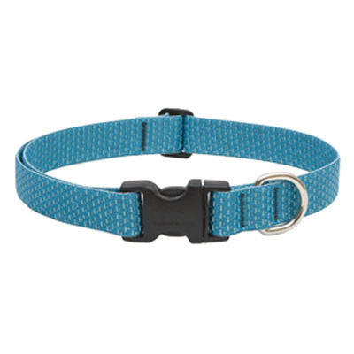 LUPINE INC 36353 Eco Dog Collar, Adjustable, Tropical Sea, 1 x 16 to 28-In.