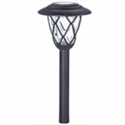 RIMPORTS LLC GL40117 Solar LED Path Light, Black Plastic