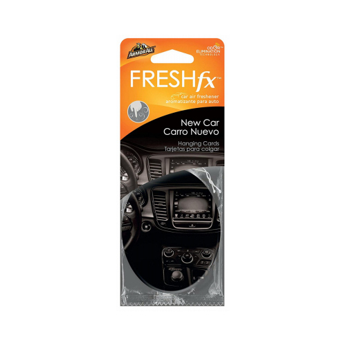 FRESH fx Car Air Freshener Hanging Card - New Car Scent, 3 count