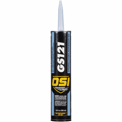 OSI 1943973 GS121 Series Gutter and Seam Sealant, Clear, Paste, 10 oz Cartridge