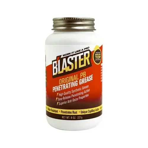 BLASTER CHEMICAL COMPANY GR-8J-PB PB Grease, 8-oz. Brush-Top Jar