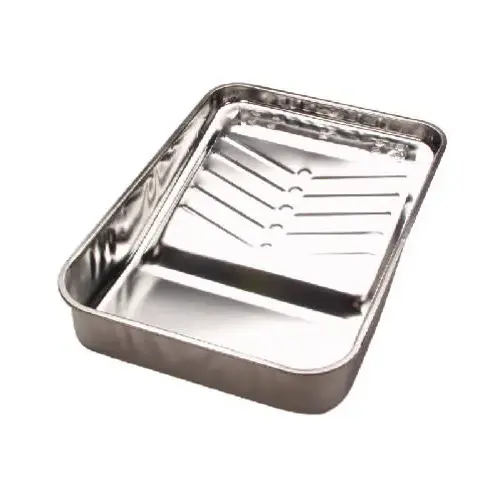 Paint Tray, Metal With Ladder Grips, 1-Gallon