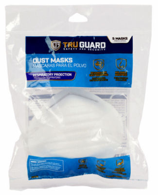 Safety Works TRU10028549 Non-Toxic Dust Masks  pack of 5