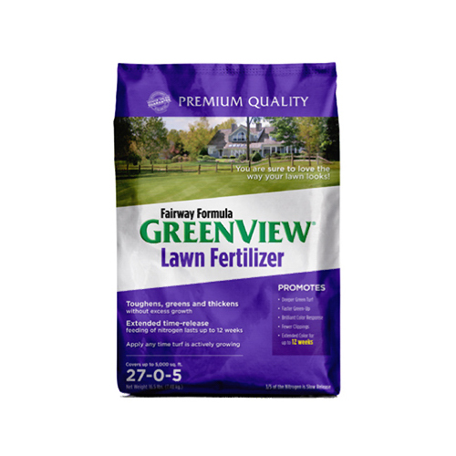 GreenView 2129169 Fairway Formula Lawn Fertilizer, Covers 5,000 Sq. Ft., 16.5-Lbs.