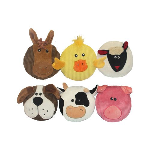 Dog Toy, Sub Woofer, Assorted, 7-In.