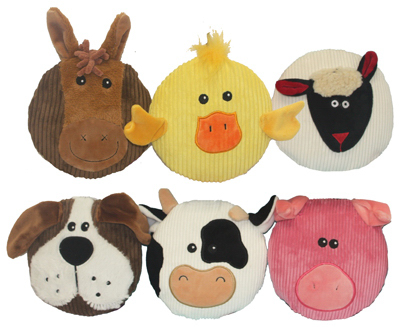 Multipet 43203 Dog Toy, Sub Woofer, Assorted, 7-In.