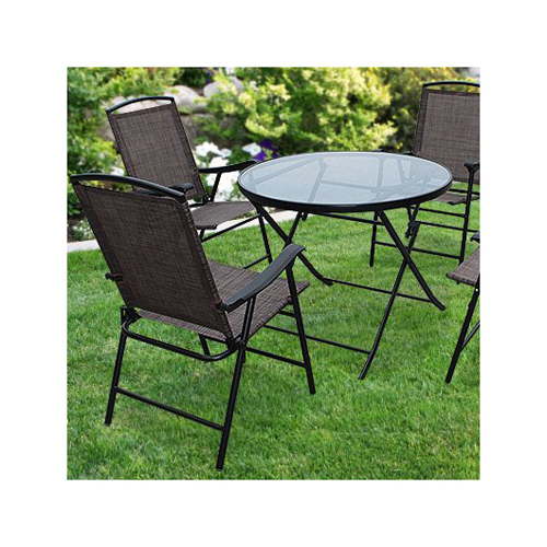 5-Pc. Set, Folding Chairs & Table