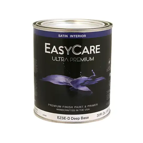 Ultra Premium Interior Latex Paint & Primer, Deep Base Satin, 1-Qt.