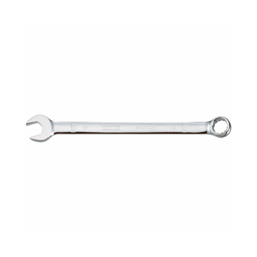 Combination Wrench, Metric, 16 mm Head, 8-5/32 in L, 12-Point, Chrome, Comfort-Grip Handle