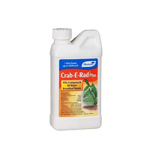 Crab-E-Rad Plus Crabgrass & Weed Killer, 2500 Sq. Ft. Coverage, Pt.