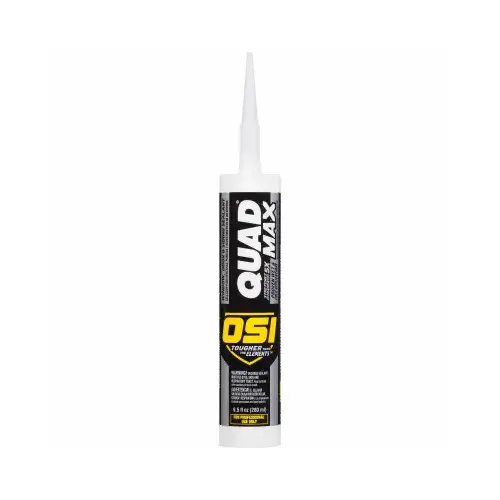 QUAD MAX Sealant, Beige, -14 to 158 deg F, 9.5 oz Cartridge