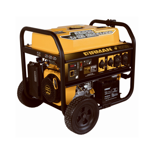 Firman P05702 Portable Generator, 5700/7125-Watt, Remote Start, 13 Hour Run Time