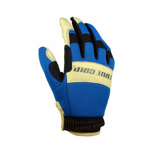 Pigskin Hybrid Leather Impact Work Gloves, L