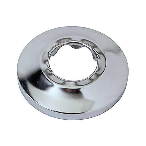 Pipe Fitting, Shallow Pipe Cover Flange Escutcheon, Chrome Plated, 3/4-In.