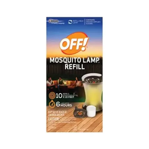 Mosquito Repellent Lamp Refill, 0.058 oz - pack of 2