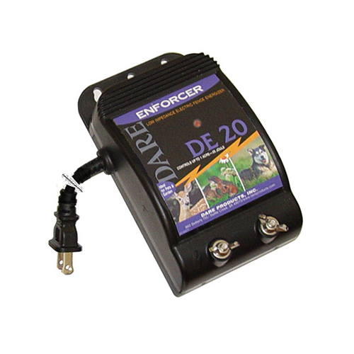 Dare Products DE 20 Electric Fence Energizer, 1Acre, PlugIn, .05Joule