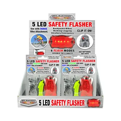 5-LED Safety Flasher - pack of 18