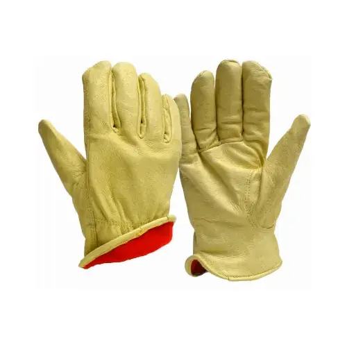 Winter Gloves, Pigskin, 40G Thinsulate, Men's Large