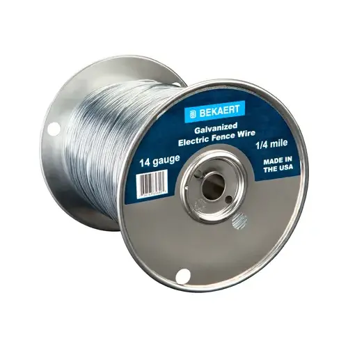 BEKAERT CORPORATION 118220 Electric Fence Wire, 14 Gauge , 1/4-Mile (1320 Ft.)