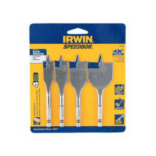 Irwin 87954 4-Pc. Wood Boring Bit Set