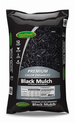 OLDCASTLE LAWN & GARDEN 52055469 Colored Mulch, Black 2-Cu. Ft.