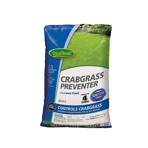 Crabgrass Preventer Plus Lawn Food, 26-0-3 Formula, 15,000-Sq. Ft. Coverage