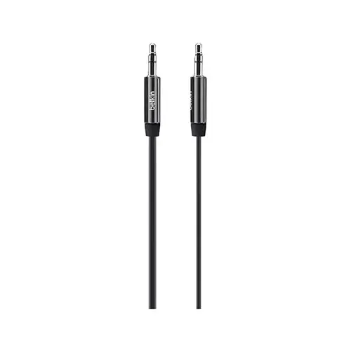 Mixit Auxiliary iPhone Flat Charging Cable, Black, 3 Ft.