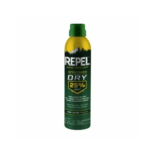 Dry Mosquito Repellent, 25% DEET, 4-oz.