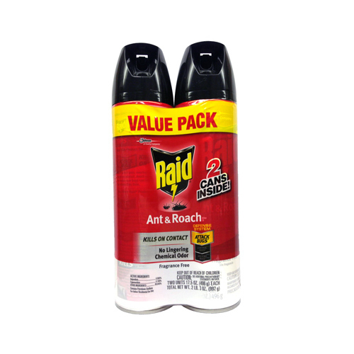 Ant & Roach Killer, Fragrance-Free, 17.5-o - 2 per pack x6 packs