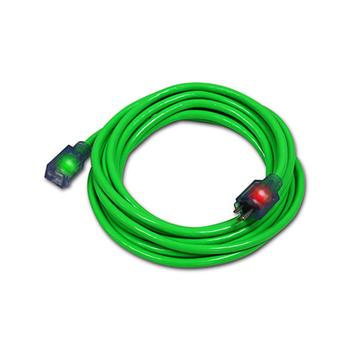 Pro Glo D17444050 Extension Cord, Green, 12/3, 50-Ft.