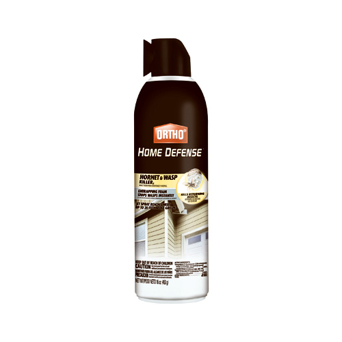 Ortho 0112912 Hornet and Wasp Killer, Spray Application, Outdoor, 16 oz Aerosol