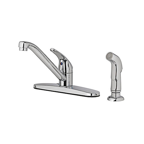 Kitchen Faucet With Side Spray, Single Lever, Chrome